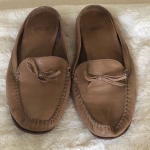 Coach Tan Leather Driving Moccasins